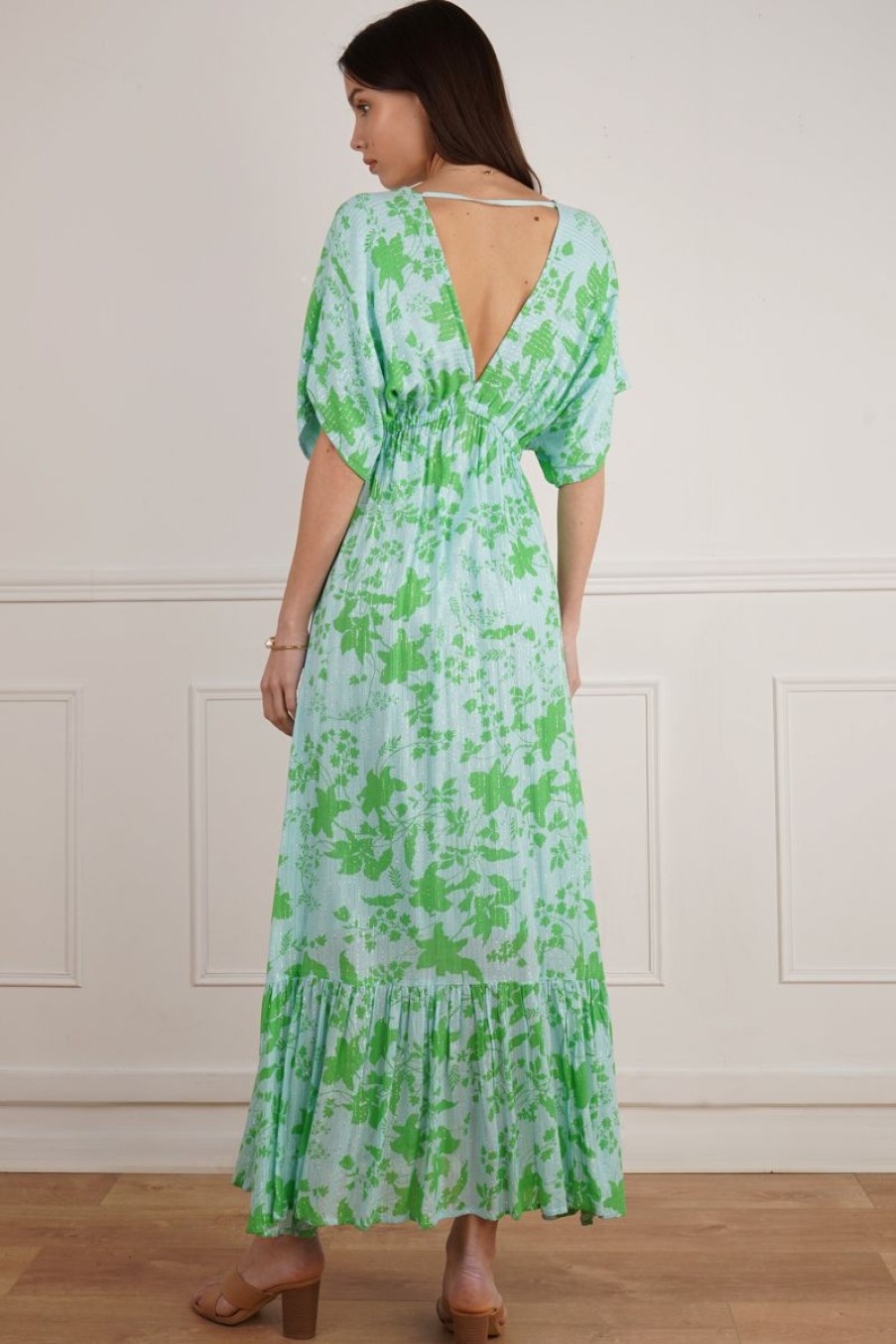 Robes Goa Paris | Paola Long P821 Sea Green