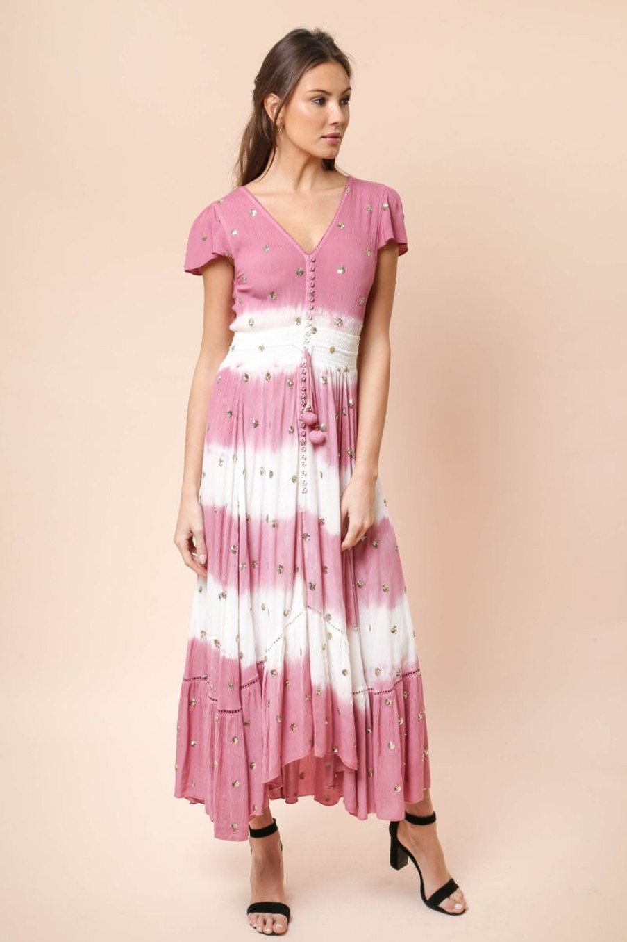 Robes Goa Paris | Lady Tie And Dye Rose